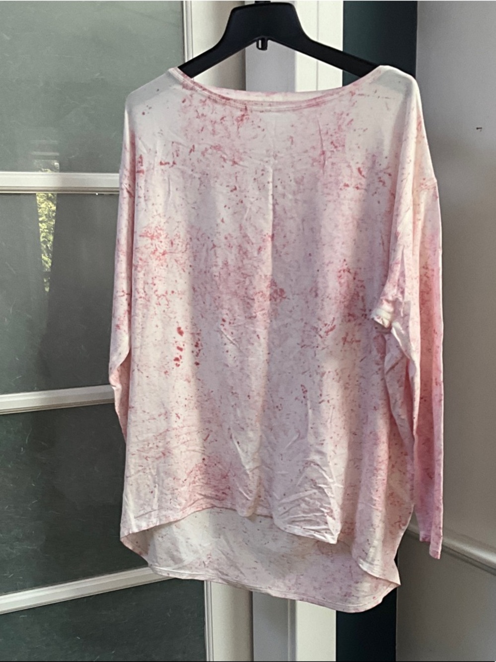 lululemon athletica Pink Marble-Effect Long Sleeve Tee